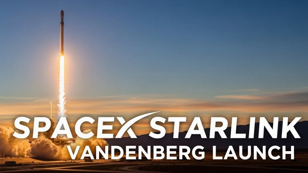 SpaceX Starlink Vandenberg Launch